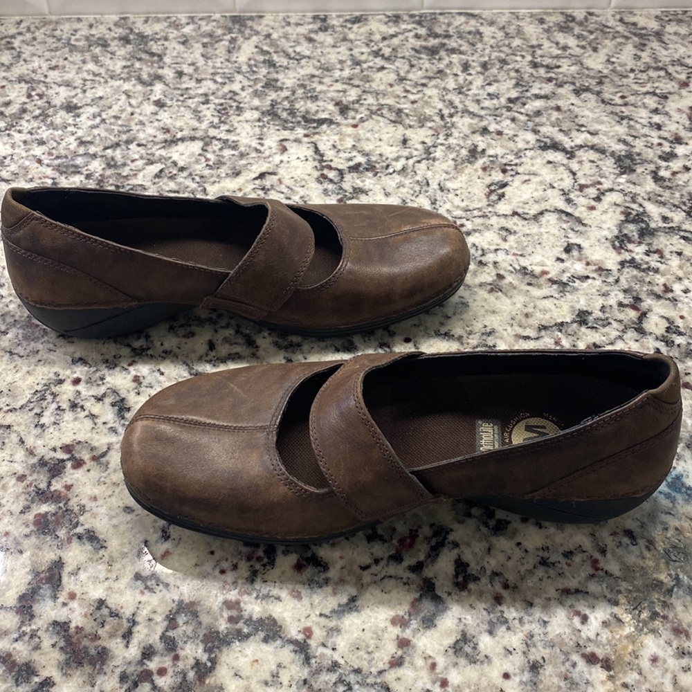 Merrell Brio Mary Jane shoes, dark brown 6.5 - Picture 4 of 6